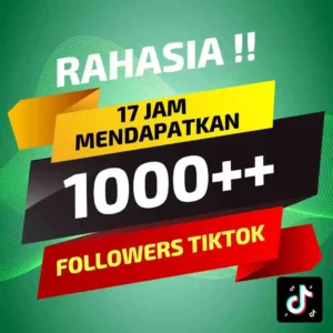 Rahasia 17 Jam Mendapatkan 1000++ Follower TikTok
